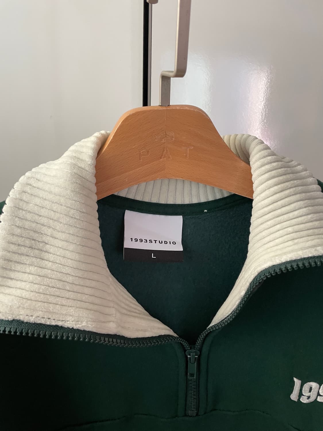 1993 스튜디오 기모 하프 집업 남녀공용 상품이미지4