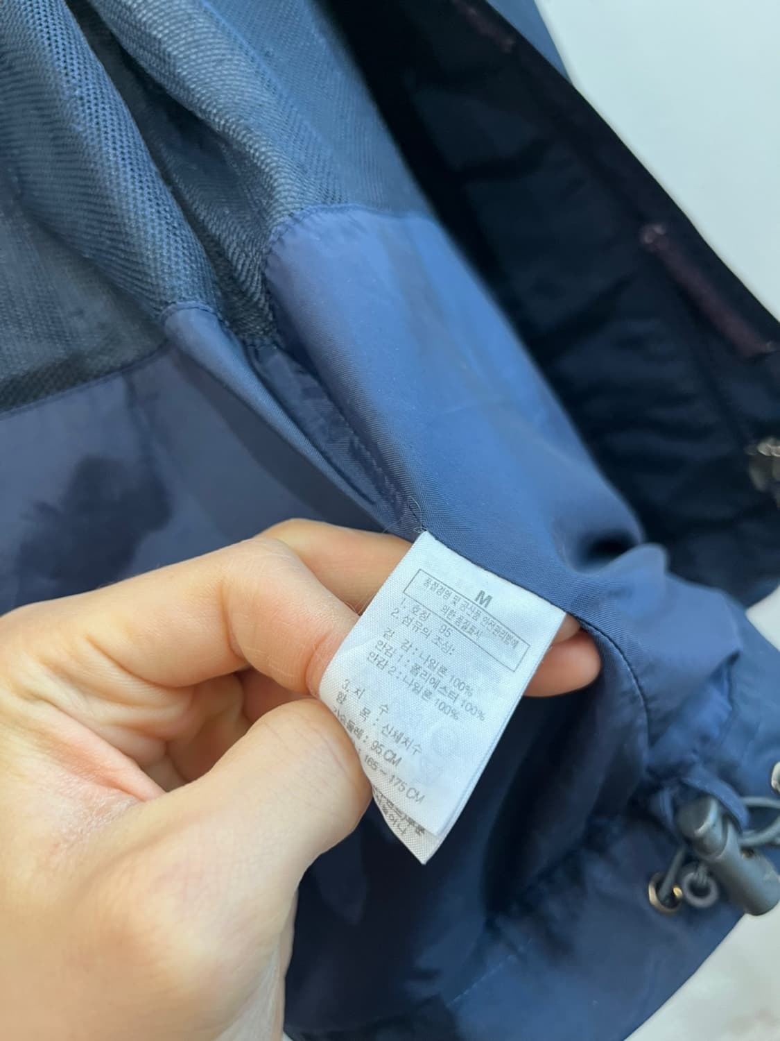 노스페이스 마운틴 바람막이 윈드 자켓 네이비  상품이미지6