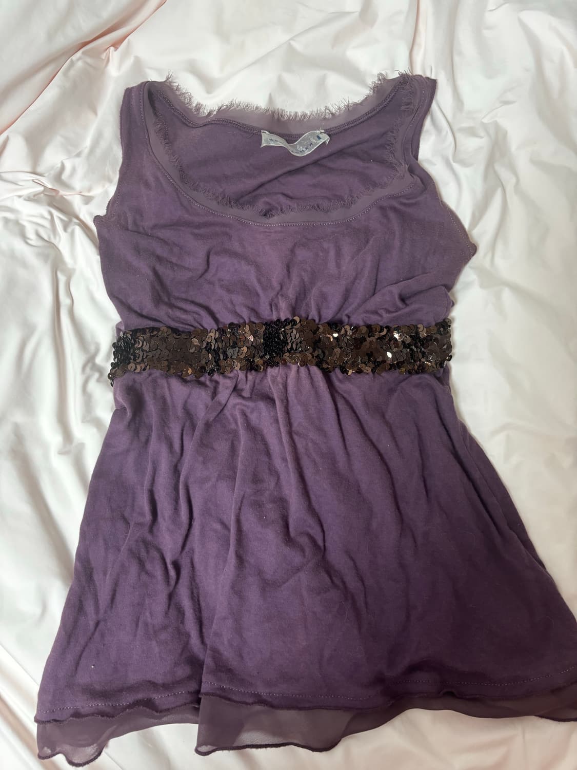 빈티지 스팽글 캐미솔 톱 상품이미지1