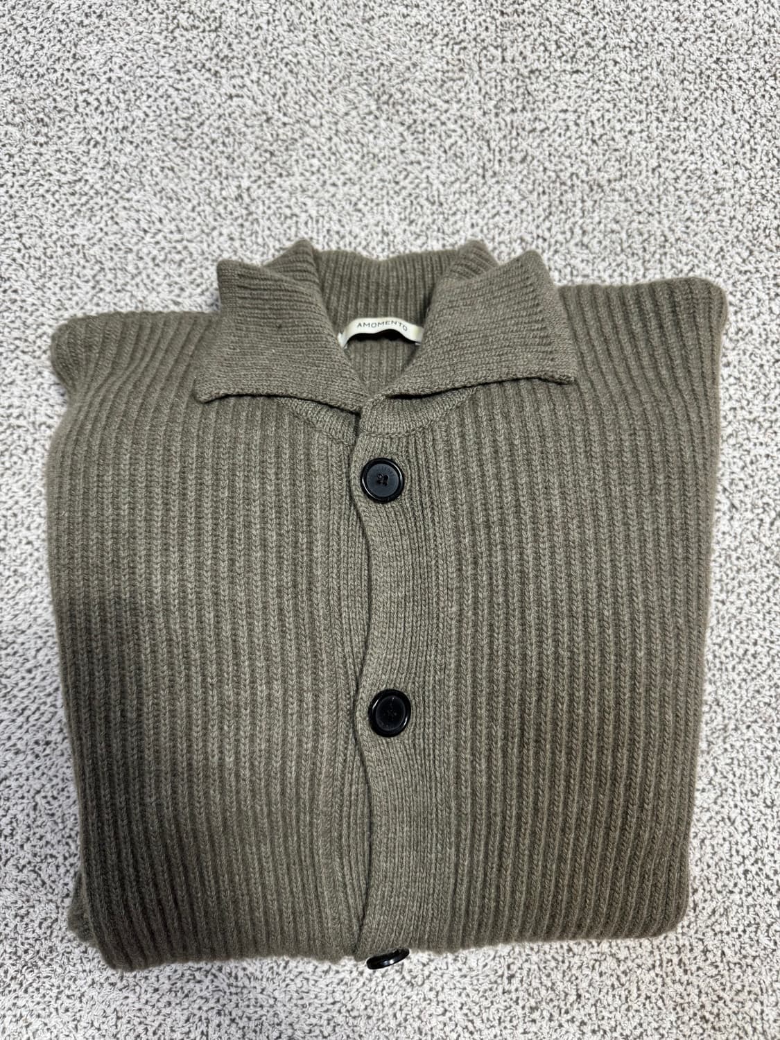 아모멘토 맨즈 버튼 업 가디건 상품이미지1