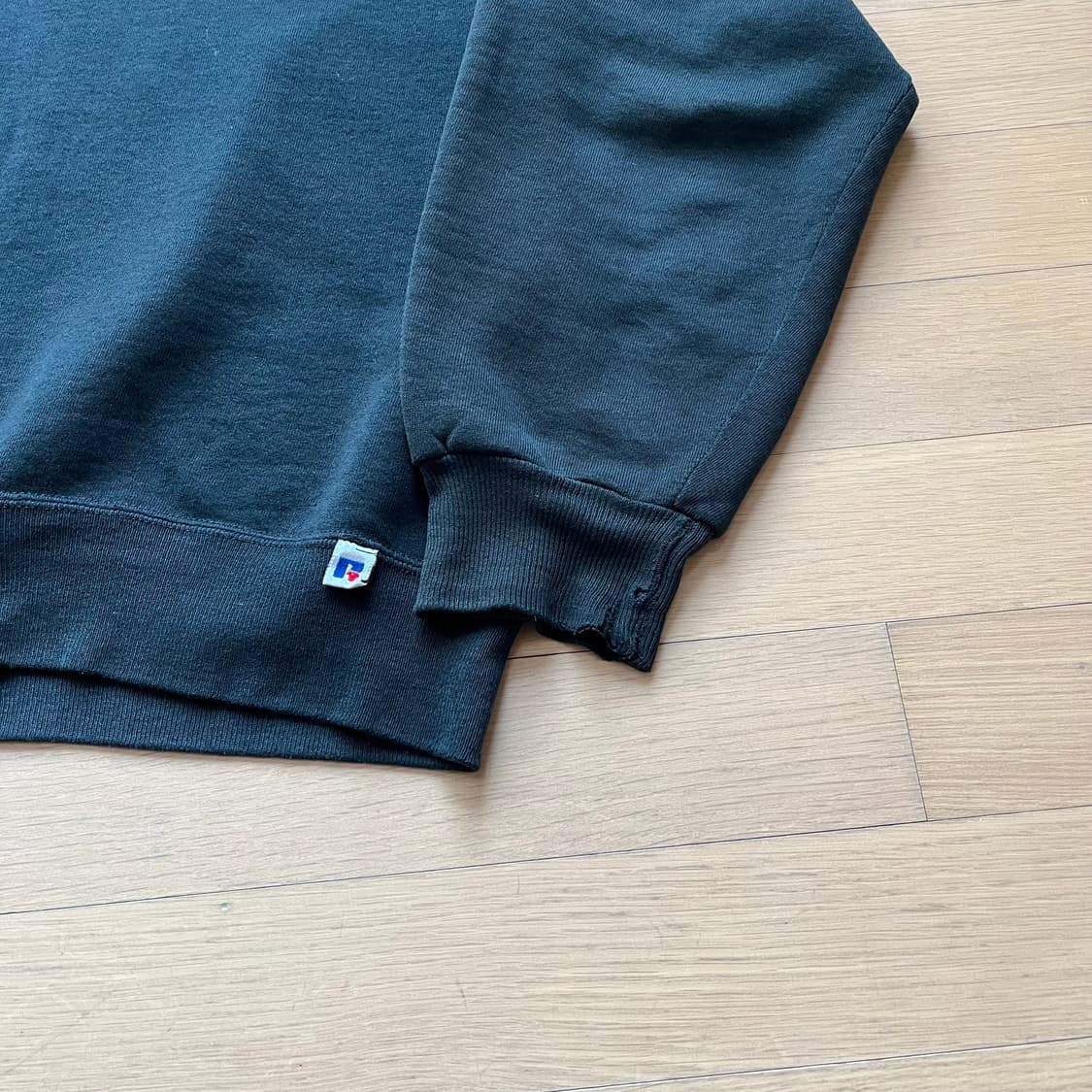 90년대 러셀 스웻셔츠 블랙 컬러 미국제조 USA 상품이미지4