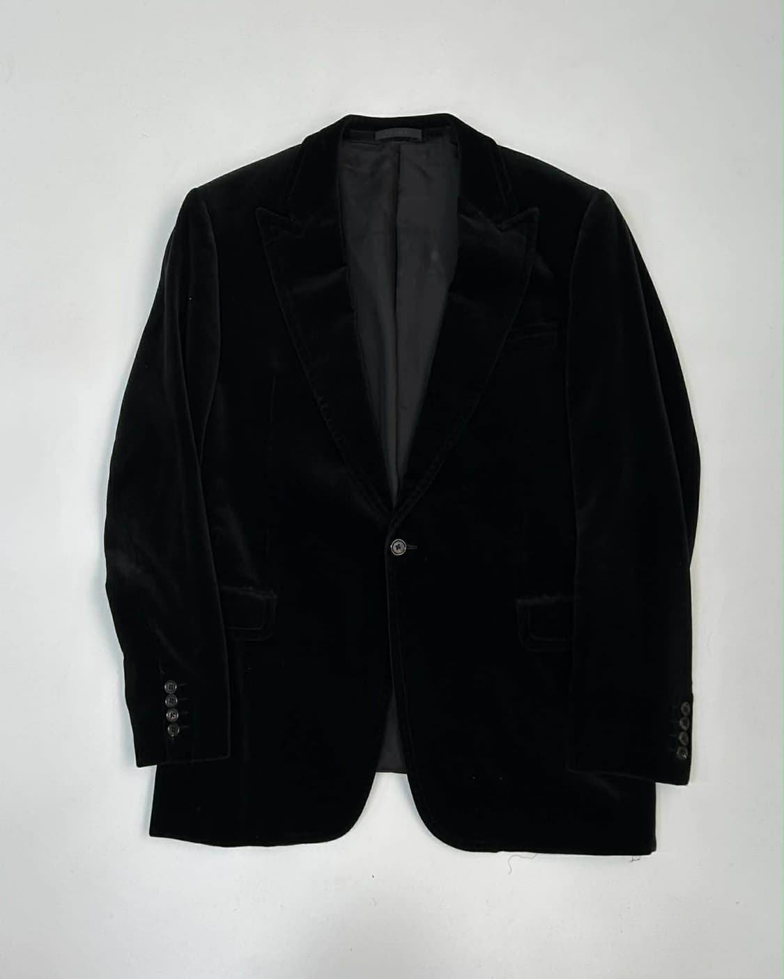 [110] 타임 한섬 벨벳 블랙 남성 1B 블레이져 자켓 상품이미지1