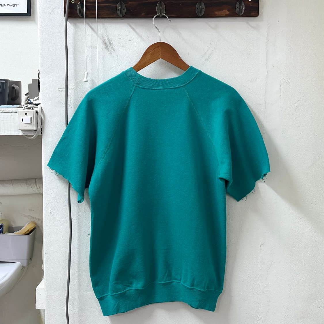 90s 헤인즈 빈티지 반팔 스웻셔츠 L 상품이미지2