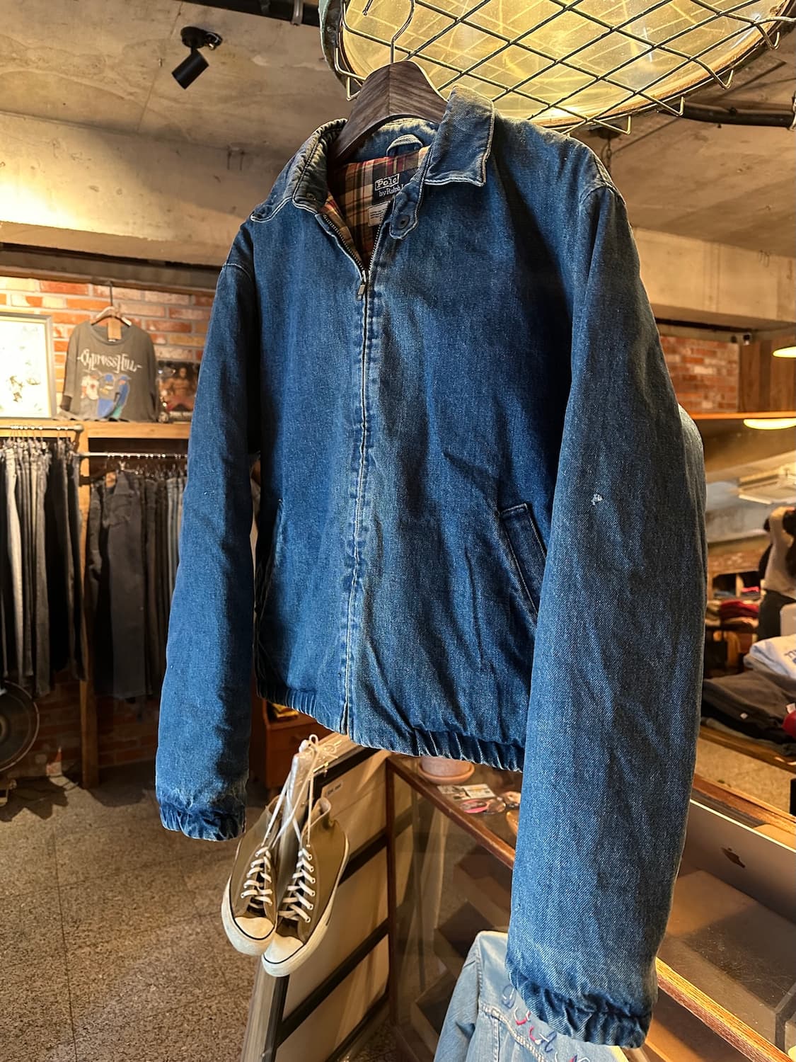90s 빈티지 폴로 랄프로렌 데님 블루종 자켓 상품이미지3