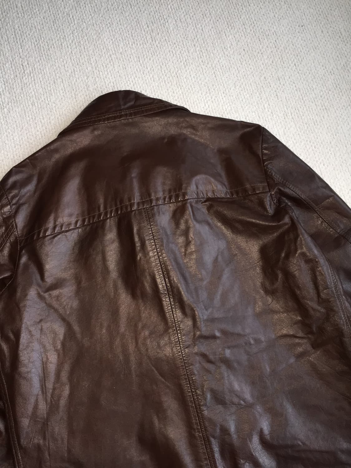 70‘s sears 레더 카코트 상품이미지6