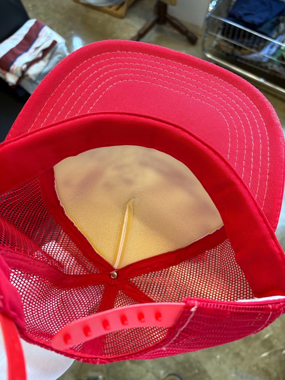 80s 데드스탁 미국 벌목 회사의 판촉용 트러커캡 상품이미지4