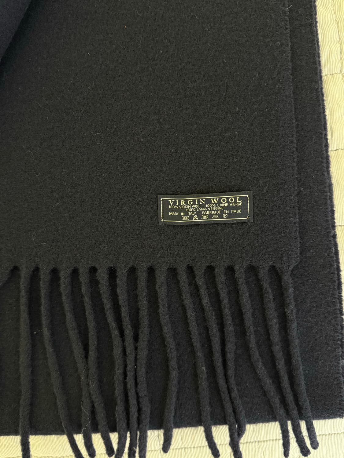 자크뮈스 울 머플러 네이비 상품이미지4