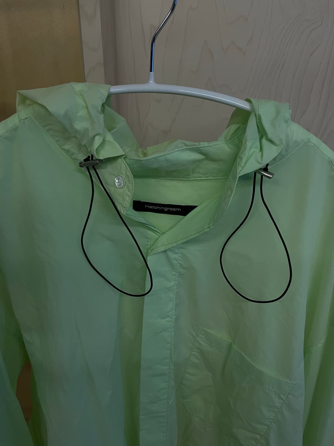 해칭룸 [3]Hooded Shirt Ripstop Neon 상품이미지2