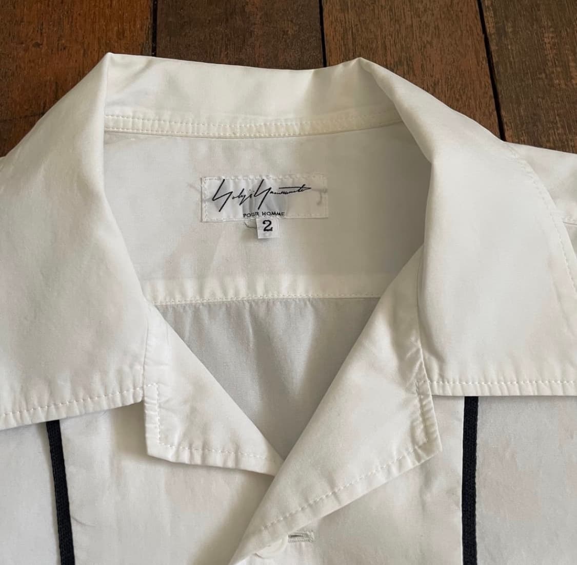 요지 야마모토 뿌르옴므 반팔셔츠 2사이즈 상품이미지2