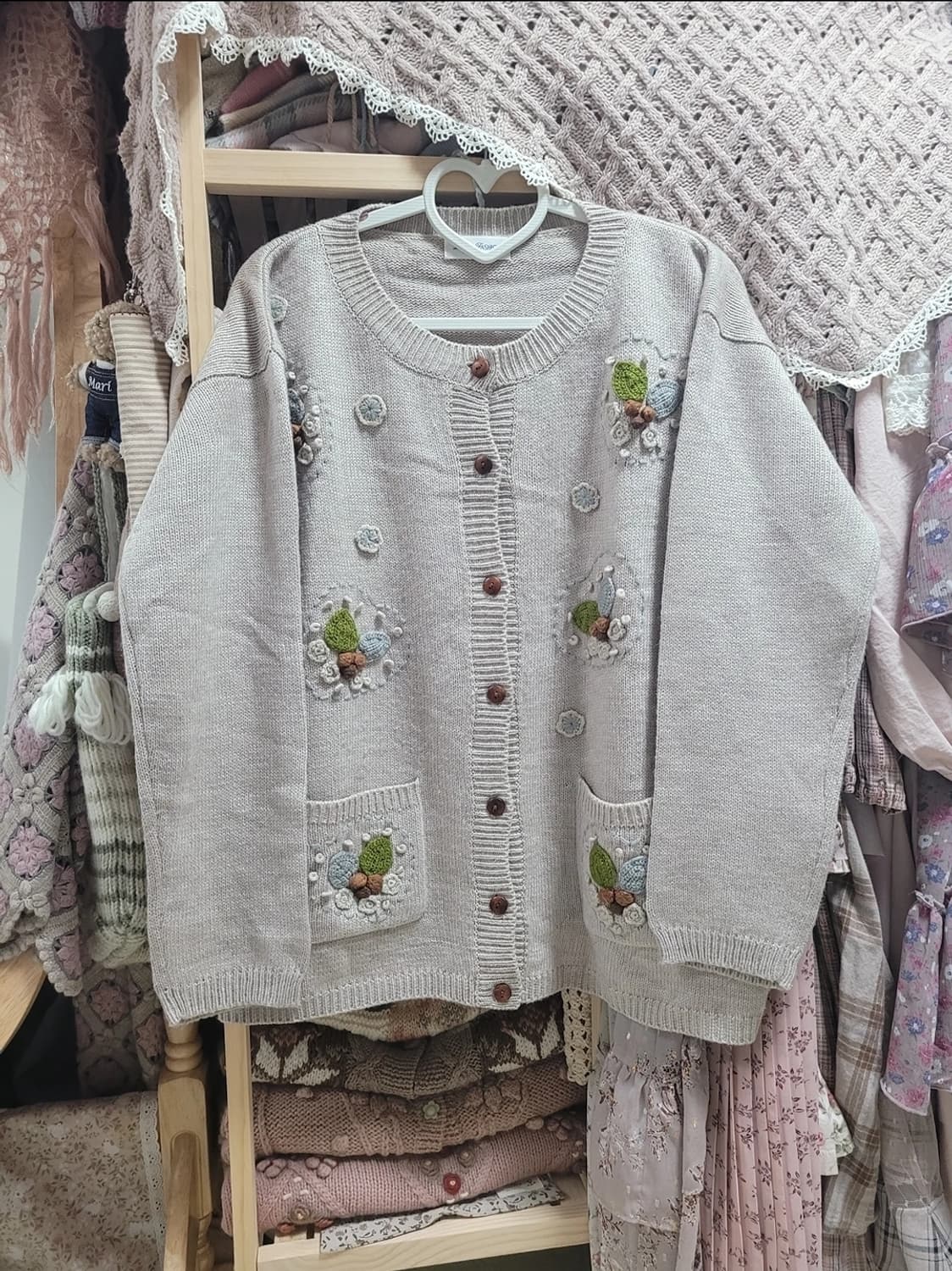 빈티지앤 뮤트소라니트가디건 상품이미지6