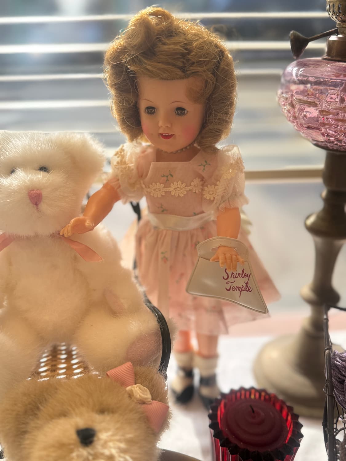 1930 셜리템플 미국빈티지인형/핑크원피스 상품이미지2