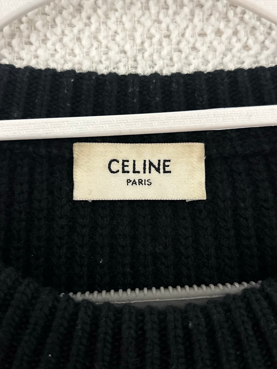 셀린느 리브드 울 니트 xl사이즈 상품이미지3