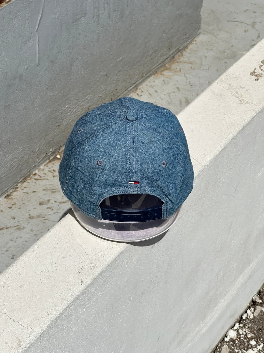 [F] 타미힐피거 데님 로고 볼캡 모자 상품이미지4