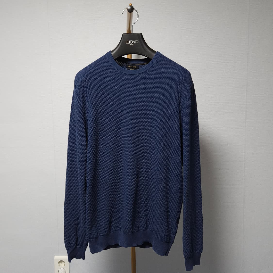 L ) 마시모뚜띠 남성 니트 네이비 상품이미지2