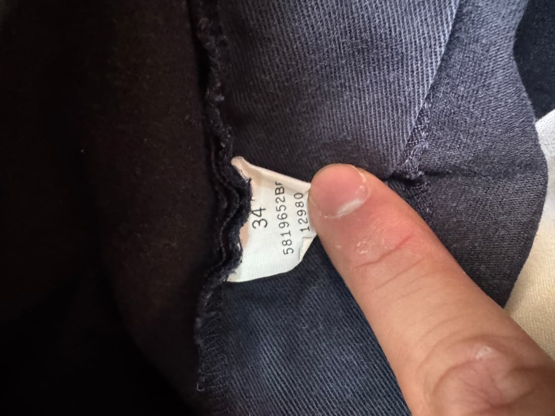 폴로 랄프로렌 네이비 면바지 34인치 상품이미지5