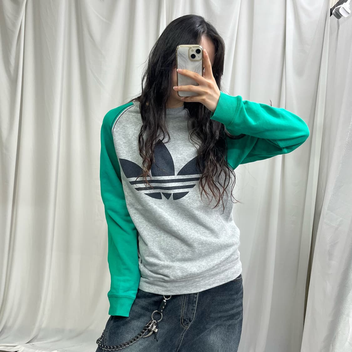 Adidas gray trefoil raglan mtm 상품이미지2