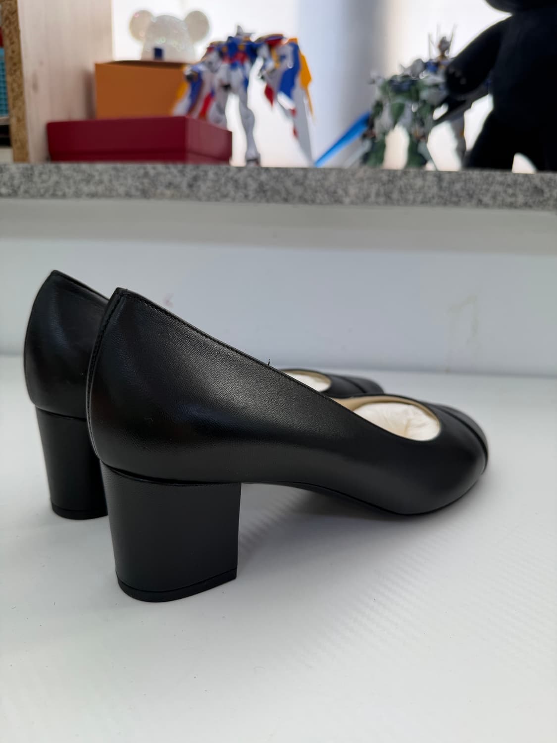 정품) 샤넬 블랙 발레리나 플랫 슈즈 구두 38.5 상품이미지4