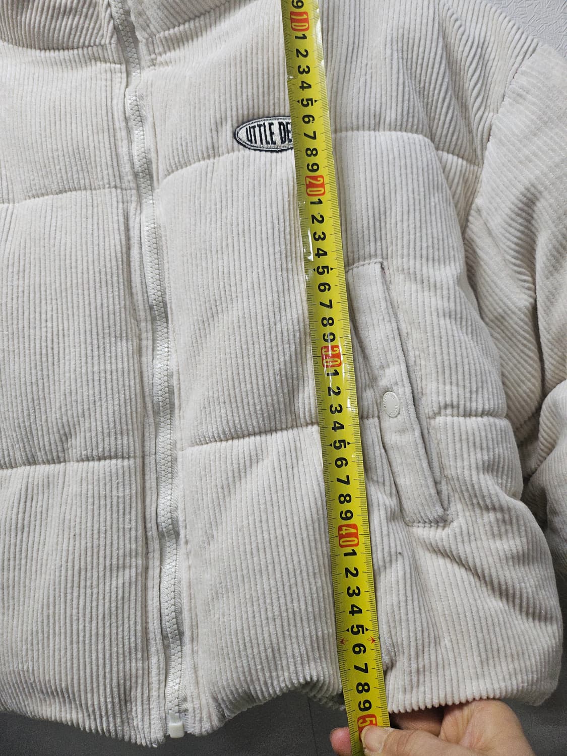 리틀뎁 키즈 코듀로이 패딩 점퍼 Ivory  여성66 상품이미지7