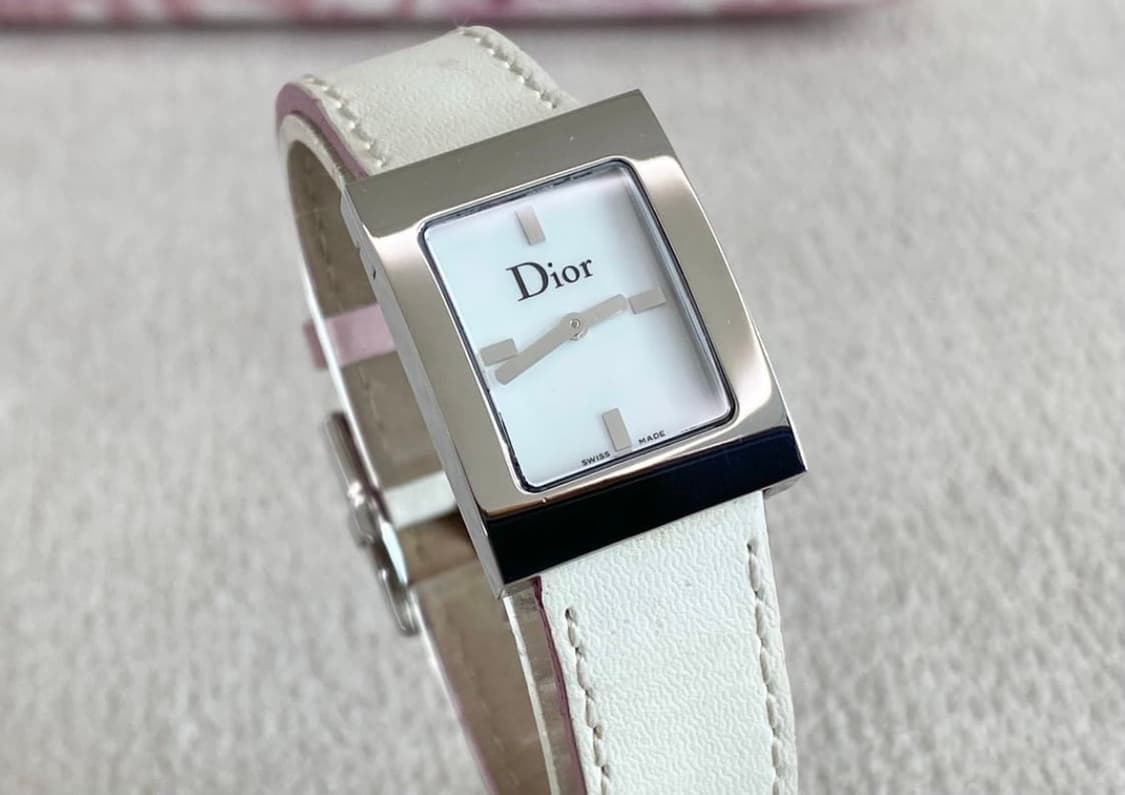 크리스찬 디올 마리스 화이트 자개 다이얼 쿼츠 상품이미지5