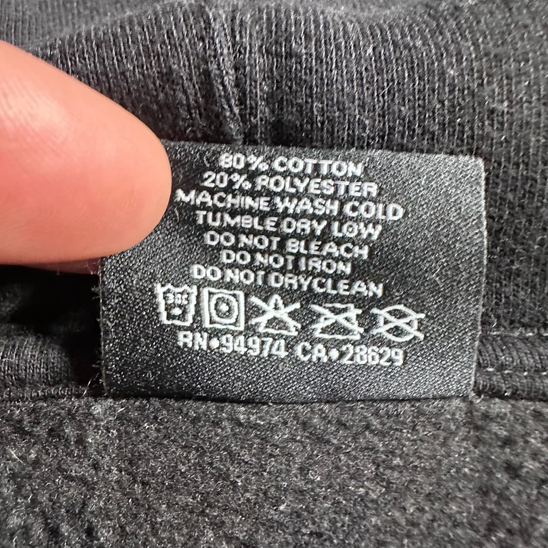 스투시 스타로고 블랙 오버사이즈 후드티  상품이미지6