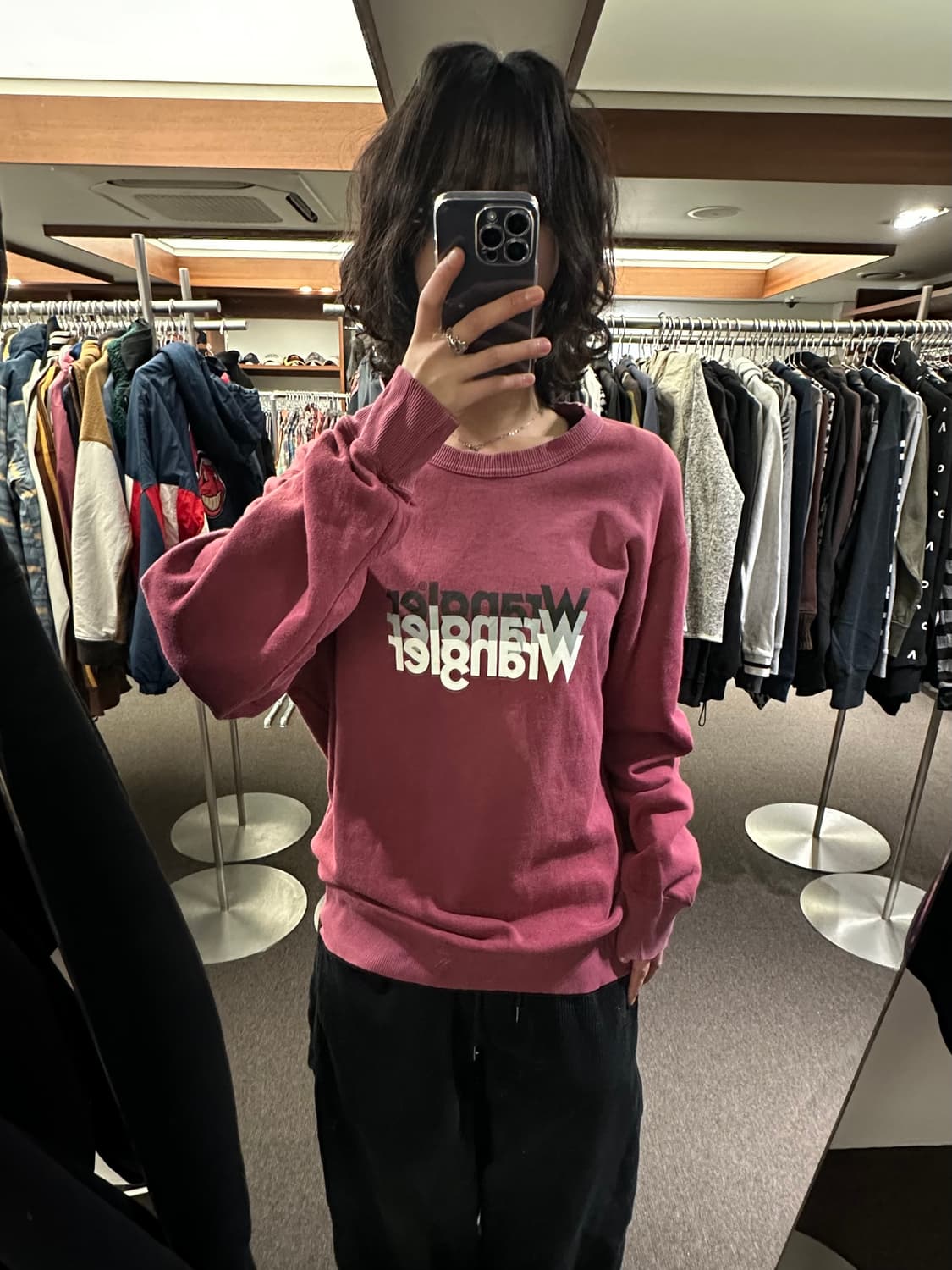 L)Wrangler Retro 빅로고 스웻셔츠 상품이미지1