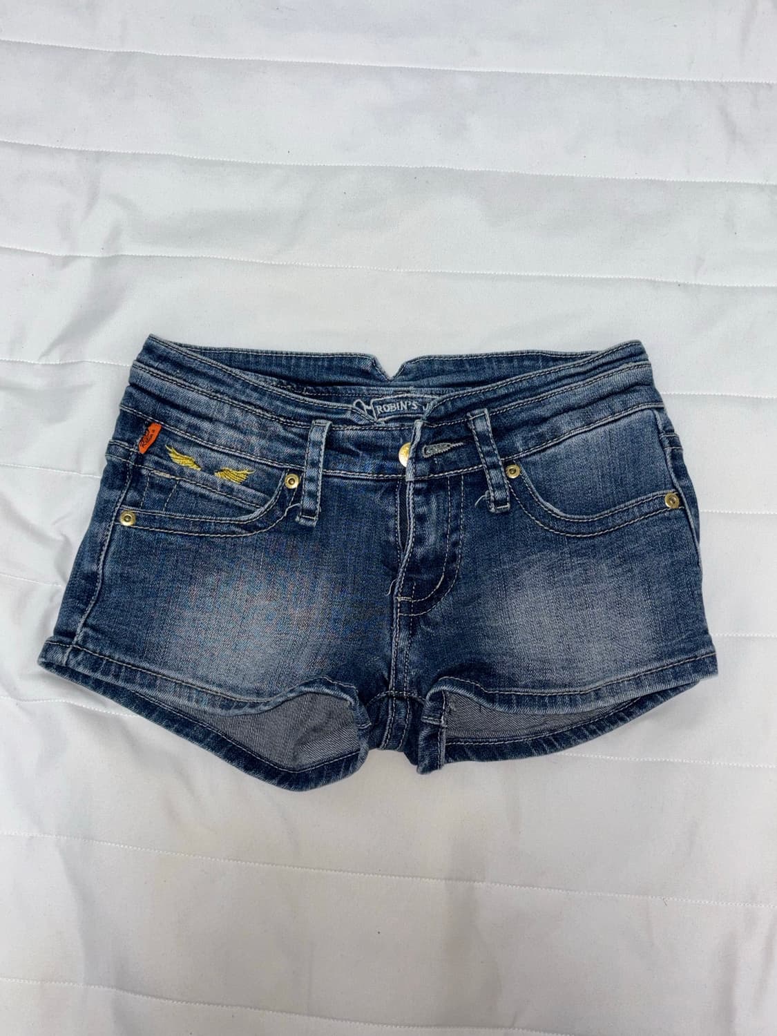 로빈스 진 날개 숏 데님팬츠 상품이미지2
