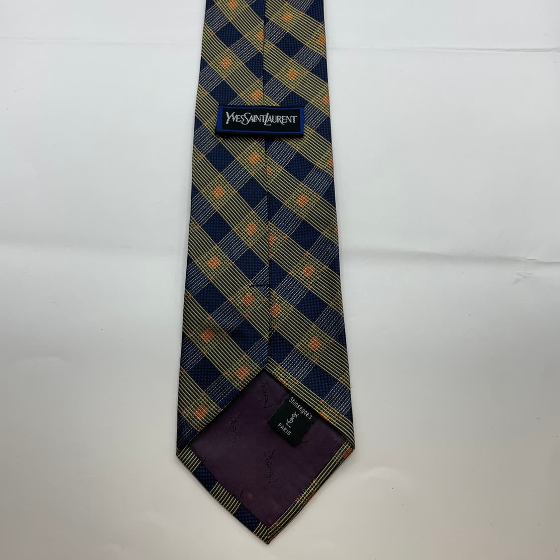 890) (YSL) 입생로랑 패턴 넥타이(미세오염) 상품이미지3