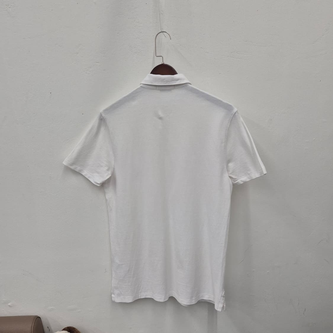 폴로 랄프로렌 화이트 포켓 피케 반팔 S 상품이미지3