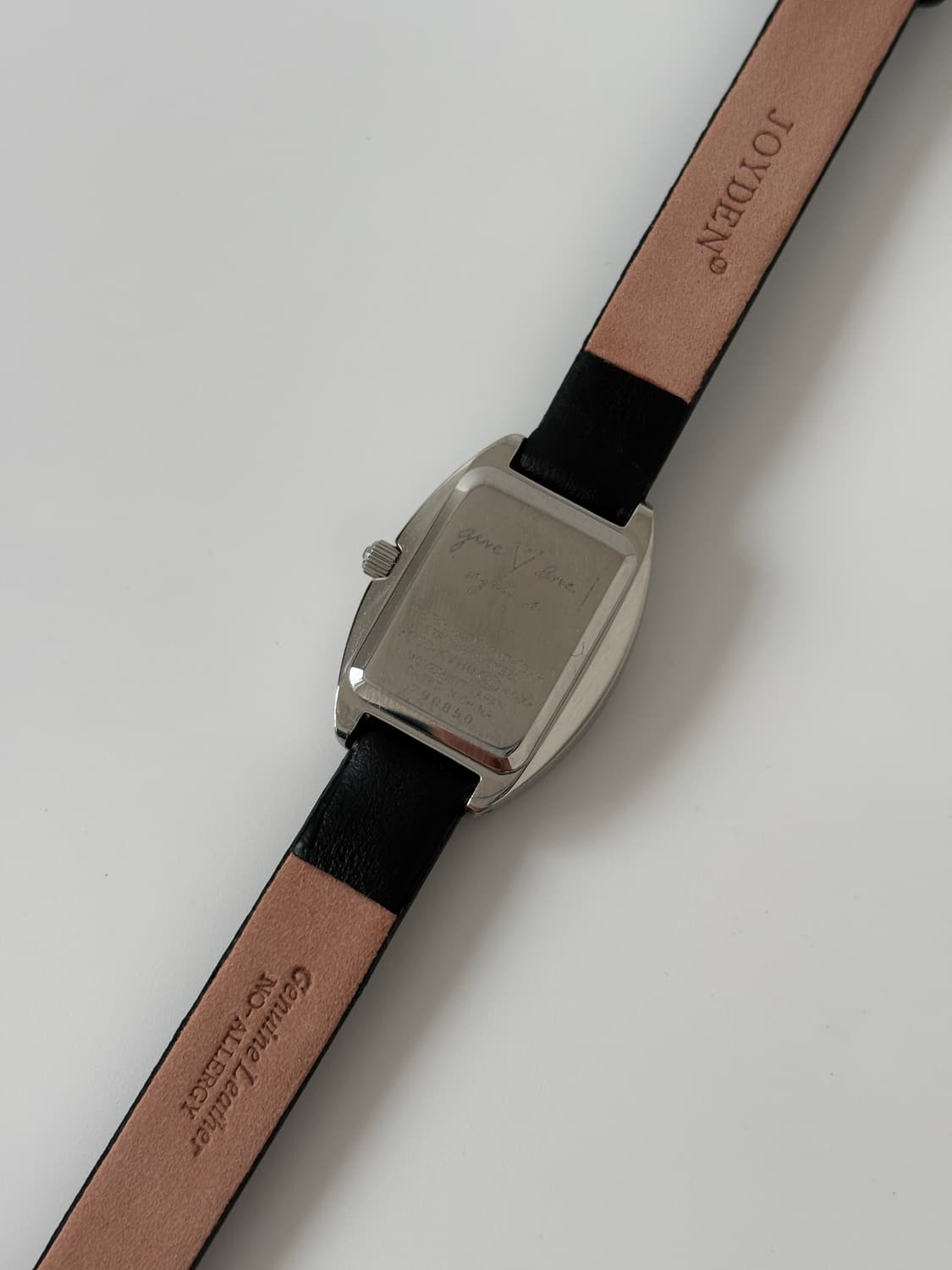 Agnès b. 쿠션 실버 탱크 쿼츠 여성 상품이미지7