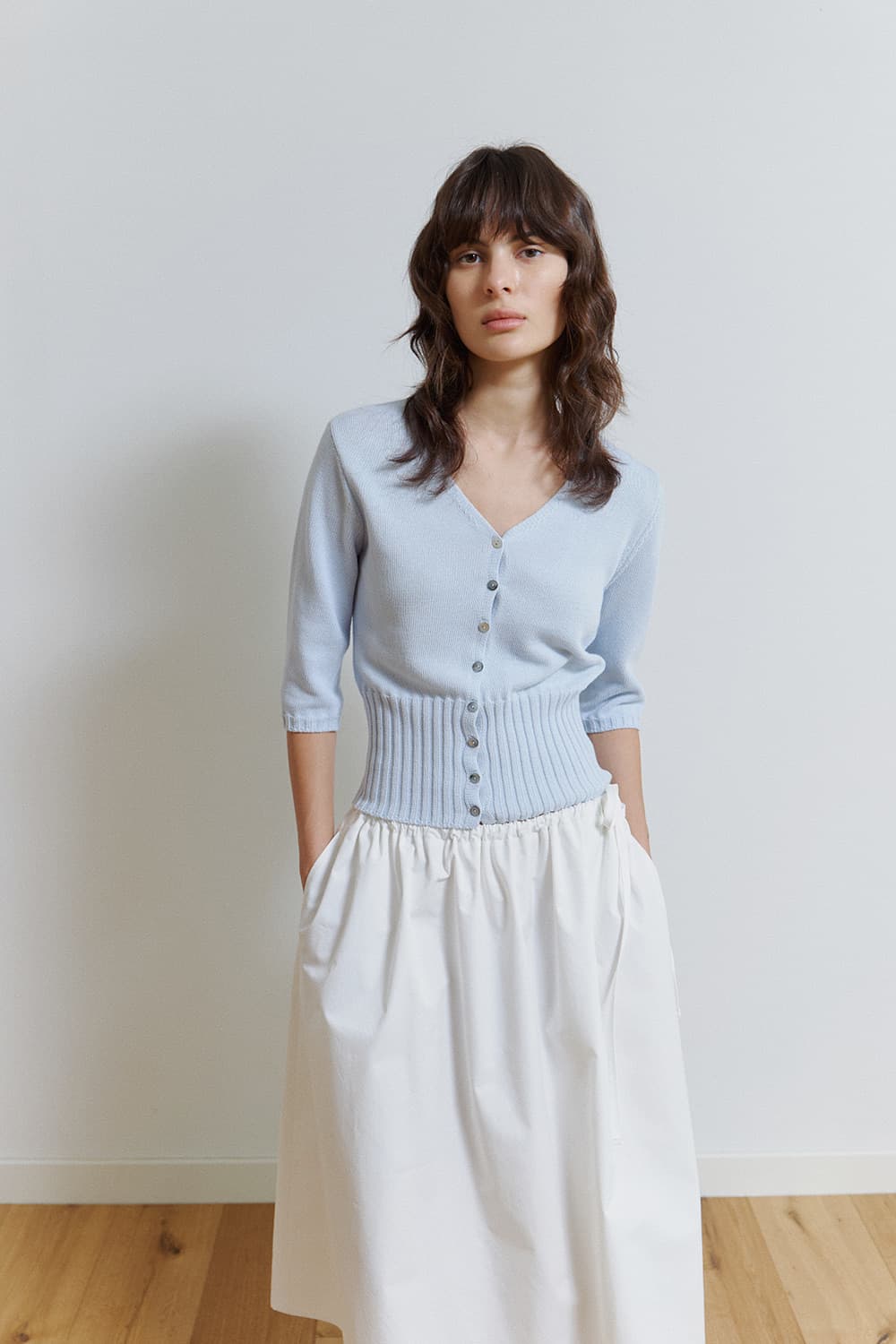 LO61 Vesto Cotton Cardigan 상품이미지1