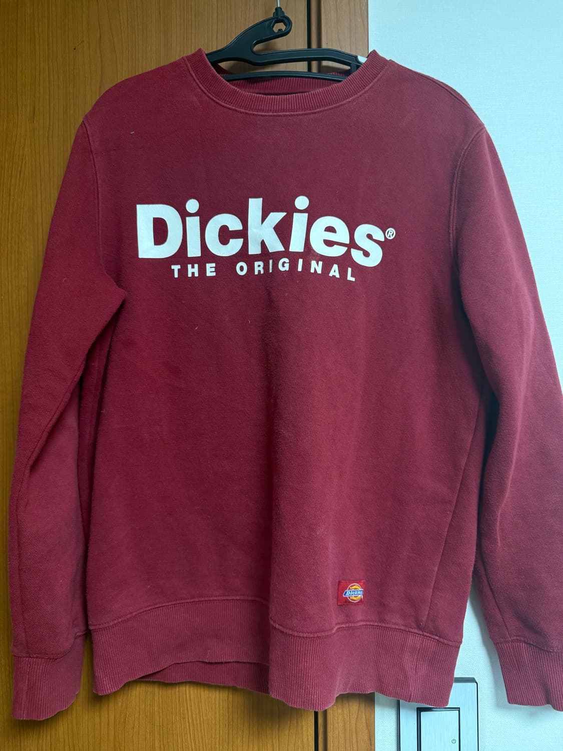 디키즈 버건디 맨투맨 s 상품이미지1