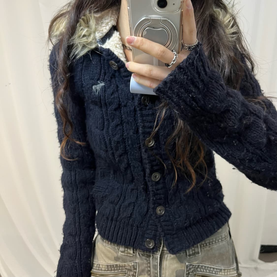Abercrombie Wolf Jaw Knit Cardigan 상품이미지3
