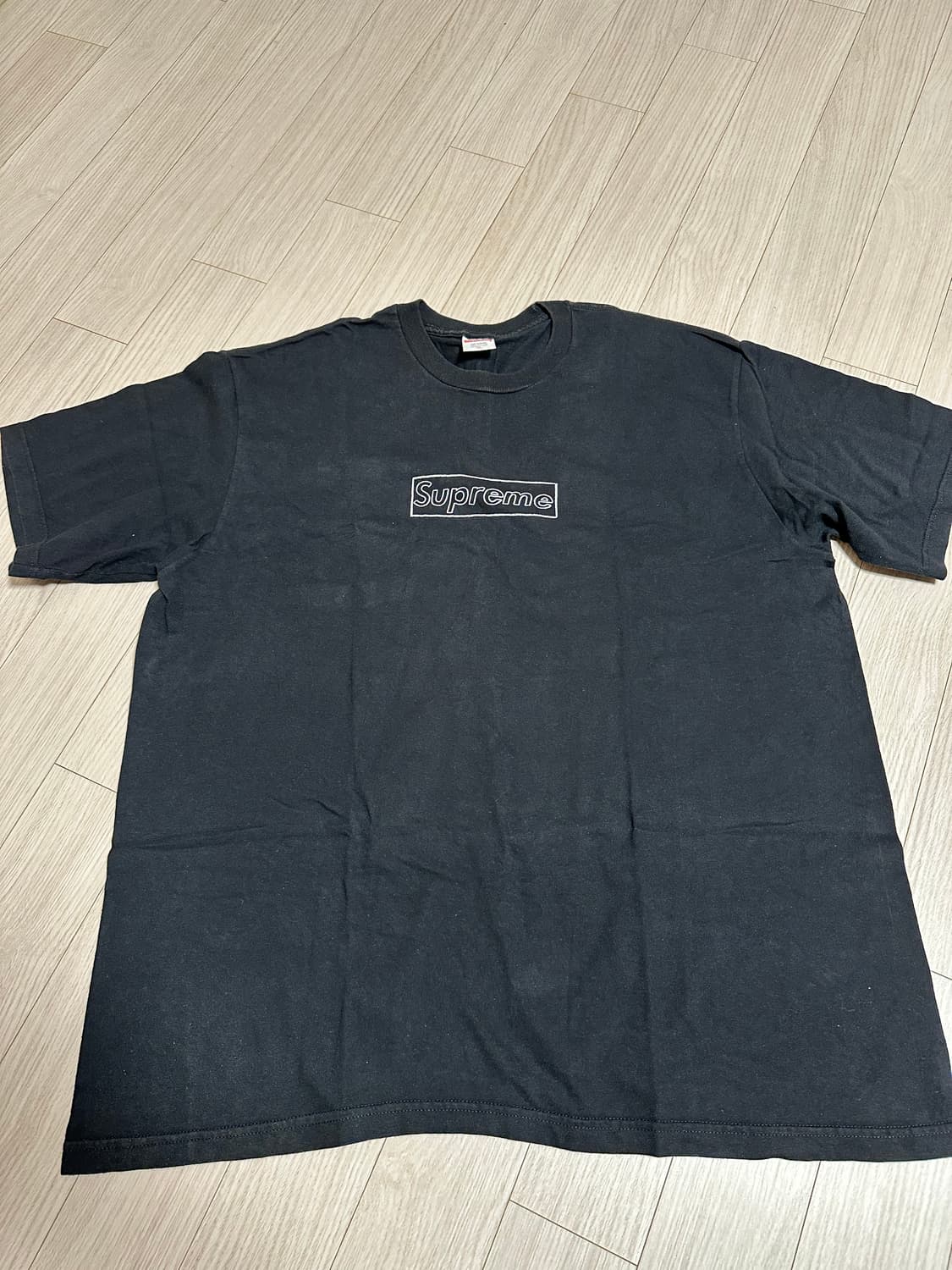 (XL) 슈프림 X 카우스 초크 로고 반팔 티셔츠 상품이미지4