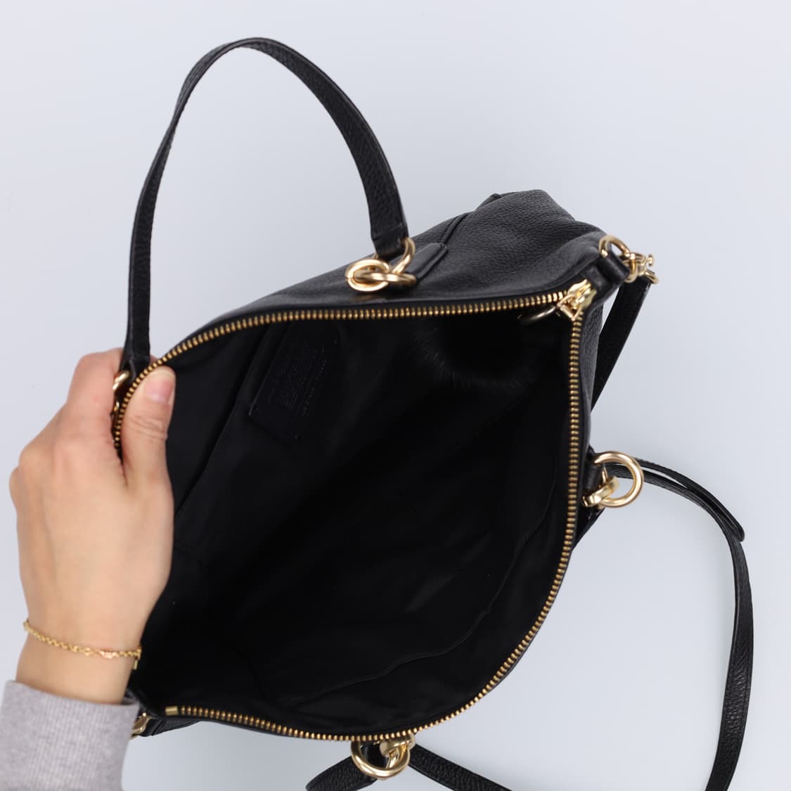 F 코치 투웨이 토트백 0409H1 상품이미지4