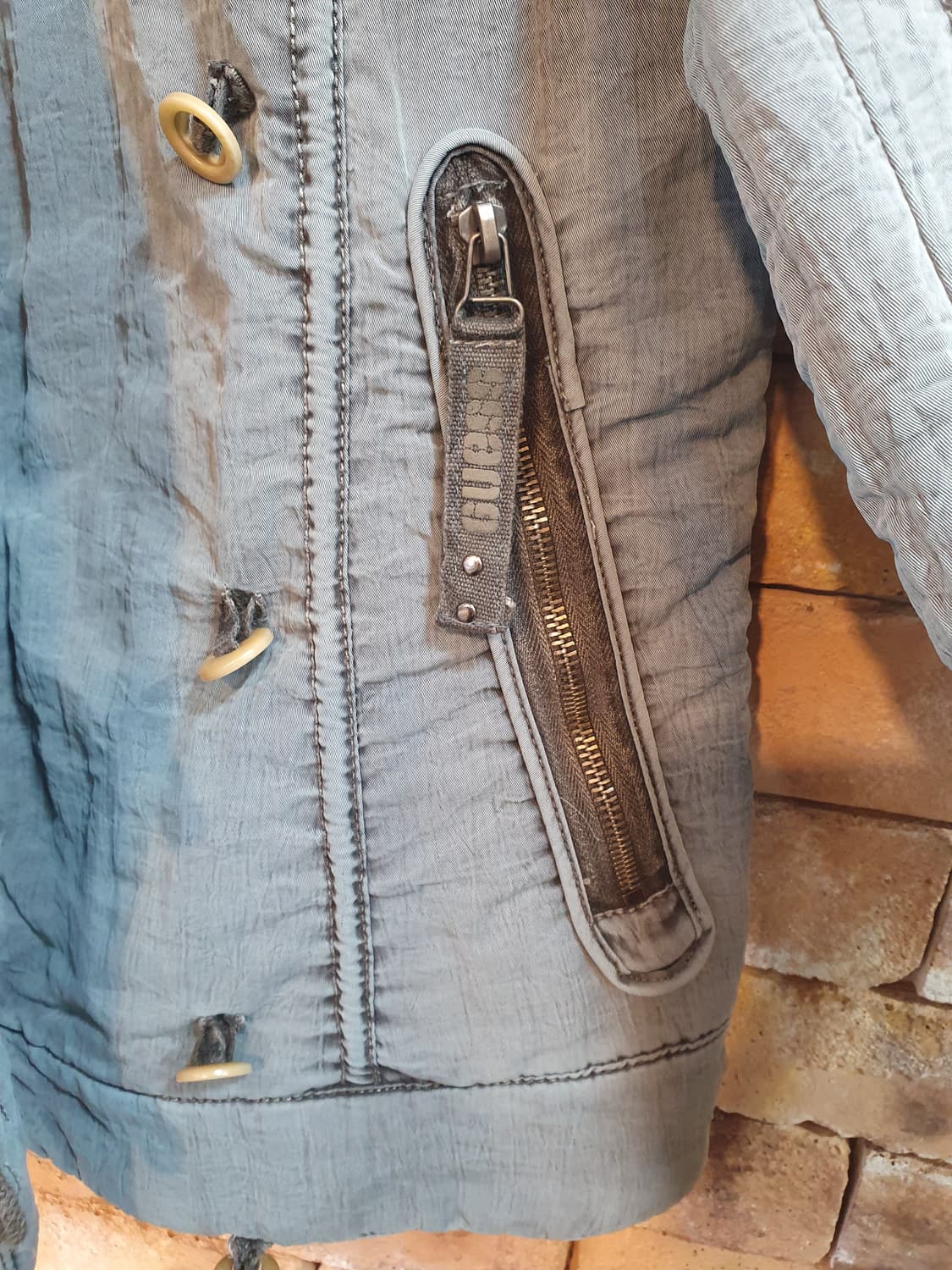 Guess 투웨이 그런지 워싱 자켓 XS 상품이미지4