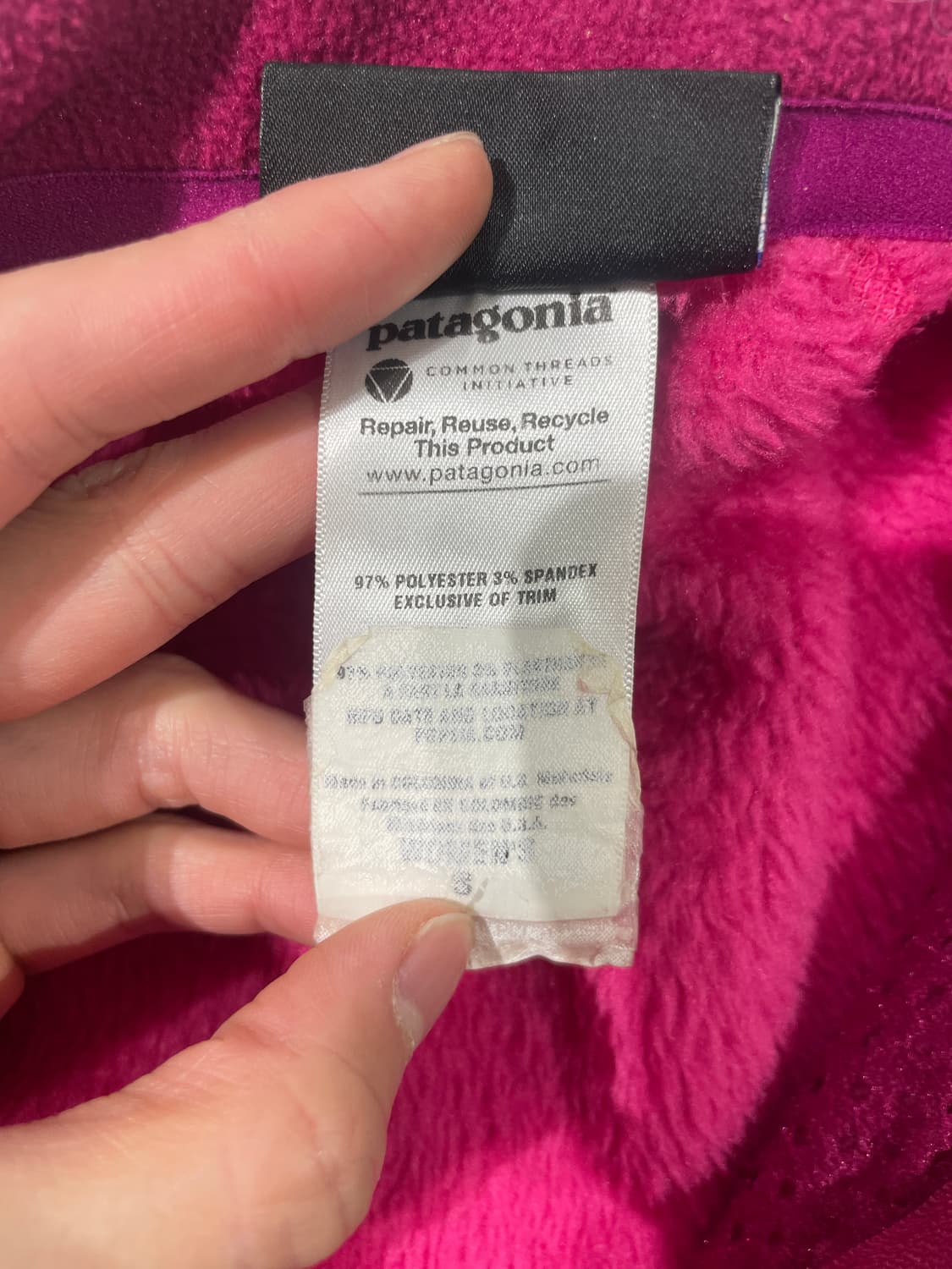 파타고니아 우먼 라즈베리 r2 플리스 베스트 상품이미지8