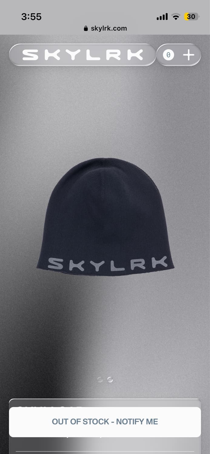 Skylrk skullcap beanie 상품이미지1