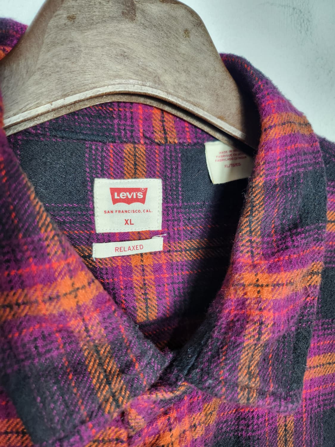 리바이스 플란넬 체크 셔츠 상품이미지3