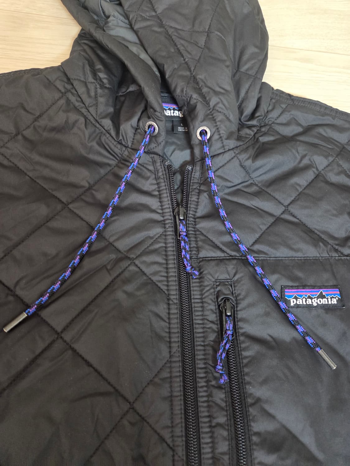 파타고니아 다이아몬드 퀼팅 L 블랙 상품이미지3