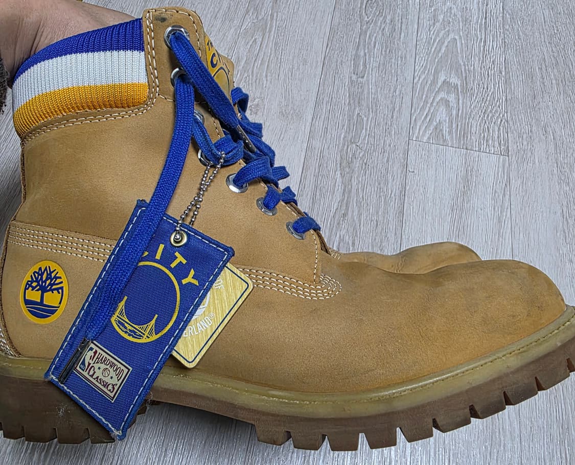 팀버랜드x미첼엔네스 골든스테이트 워리어스 콜라보 부츠 280 상품이미지6