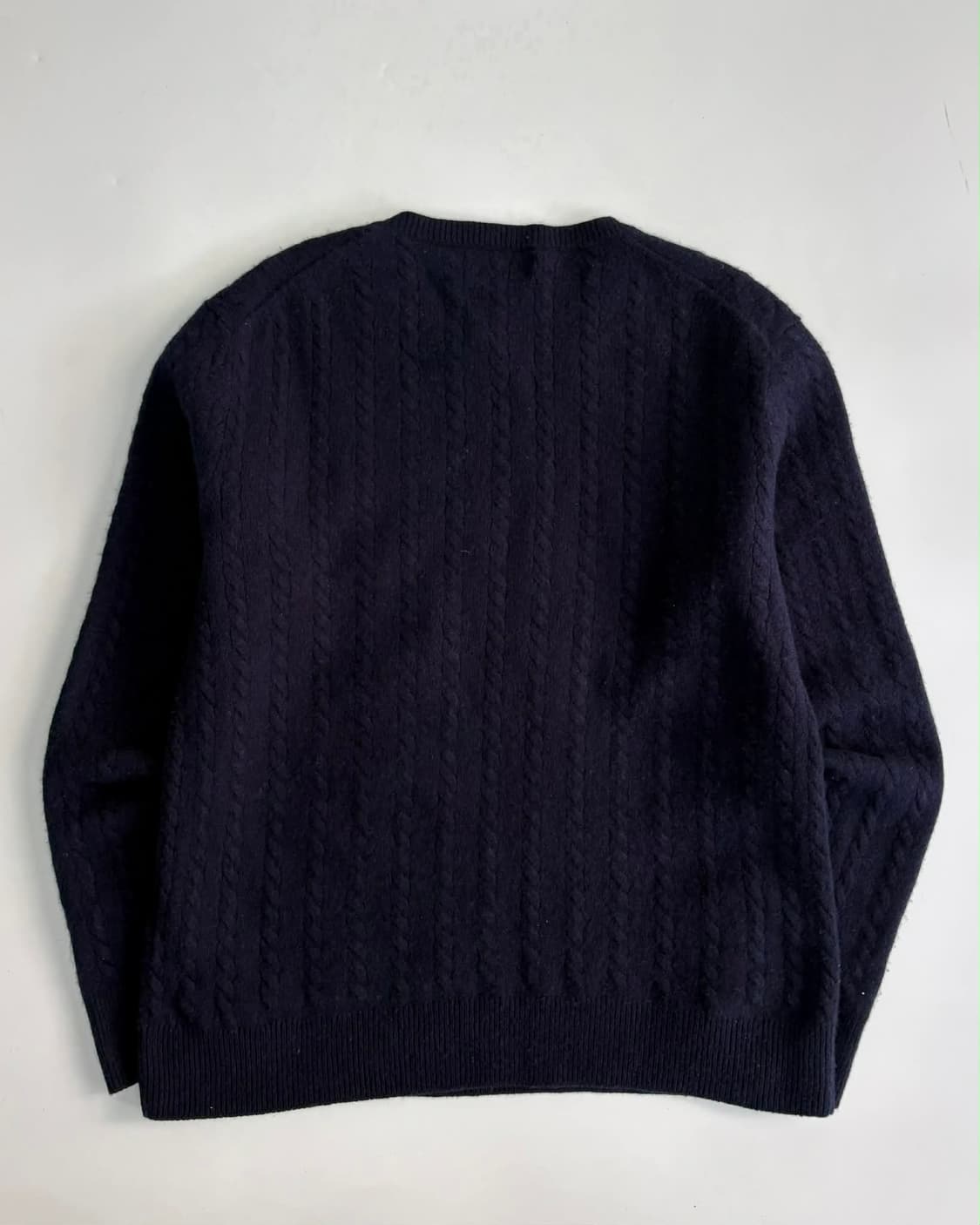[L] 폴로 랄프로렌 네이비 케이블 울 블렌드 니트 상품이미지2