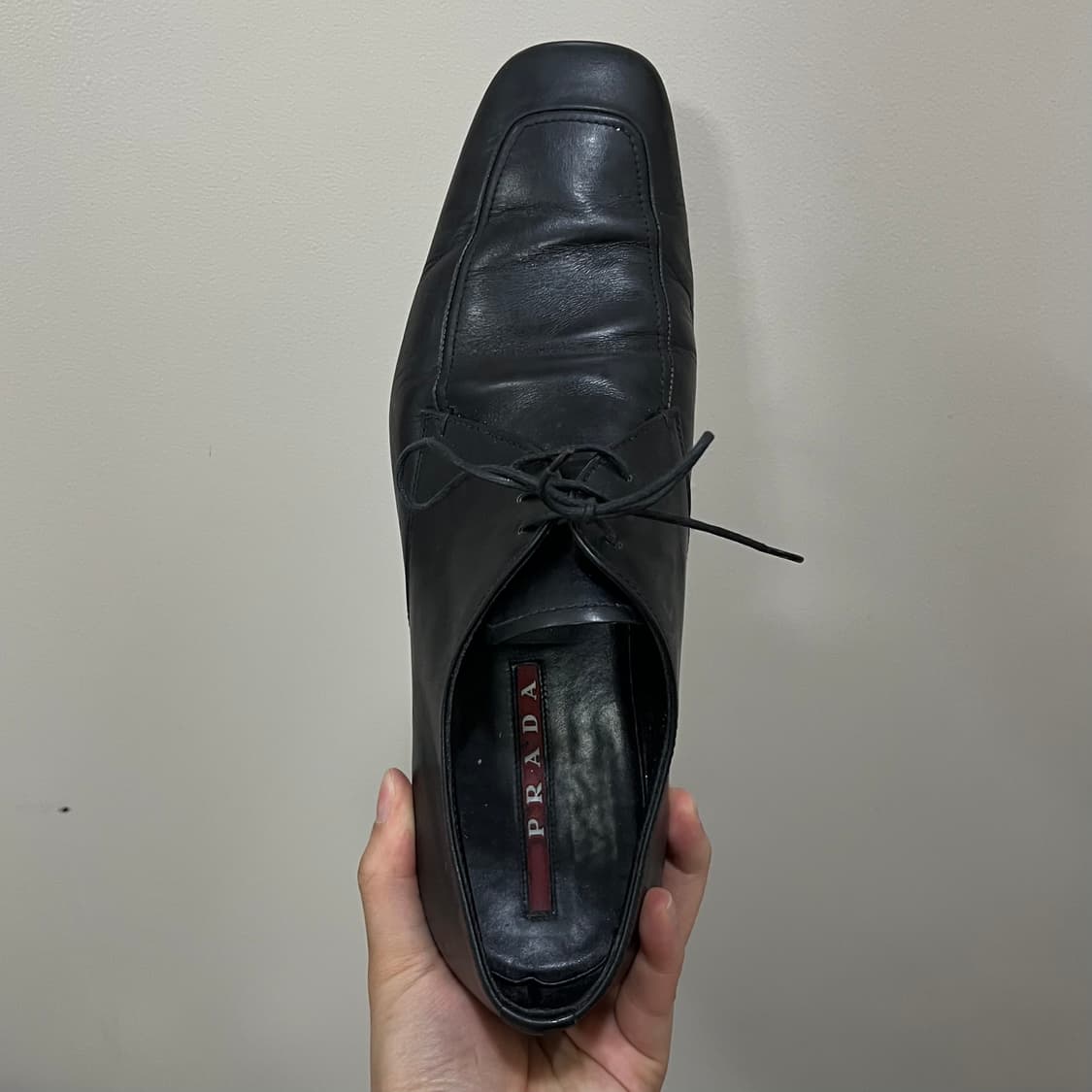 Prada Sports Square Toe Derby Shoes 상품이미지5