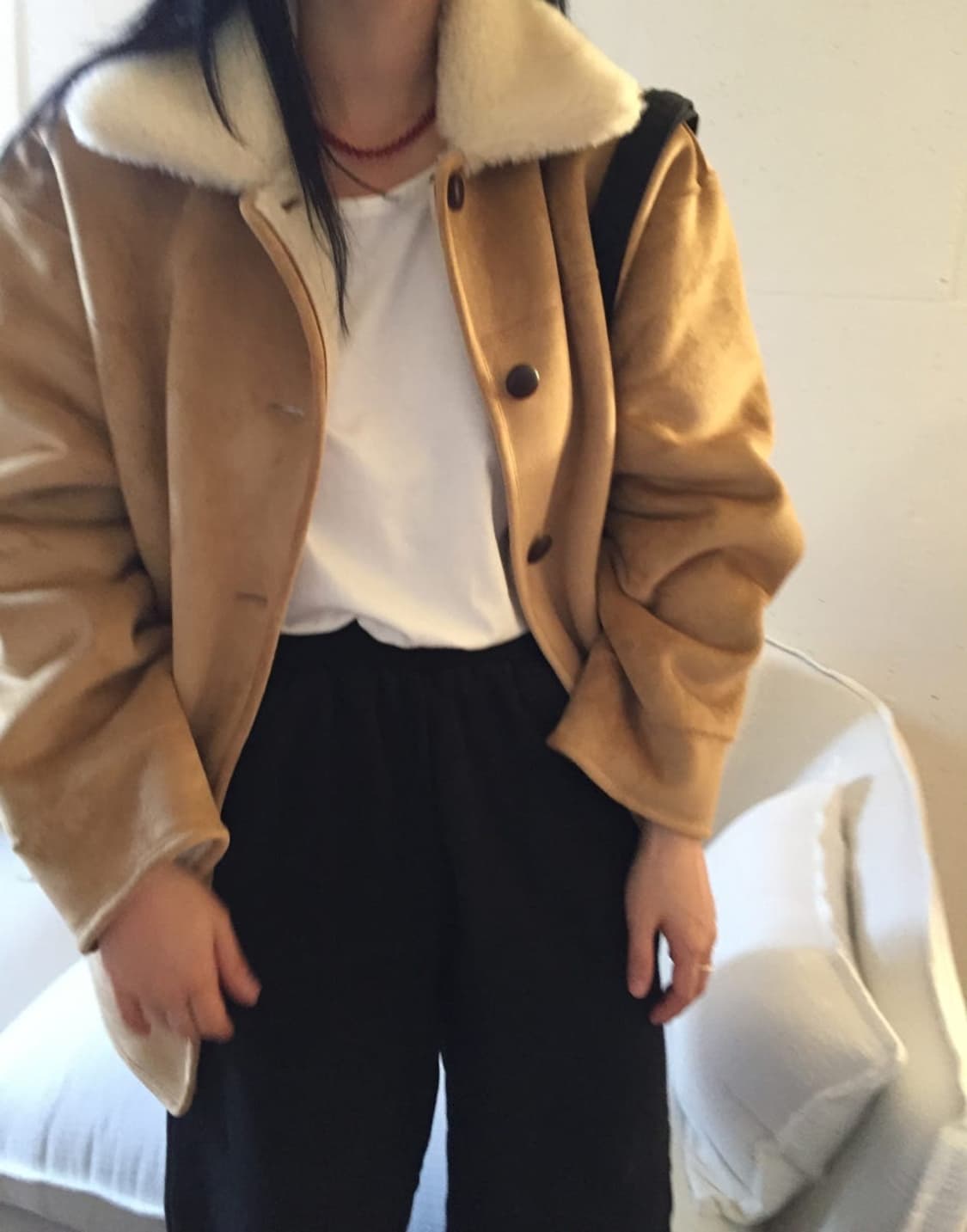 nadal 나달 무스탕 (브라운/아이보리) 상품이미지4