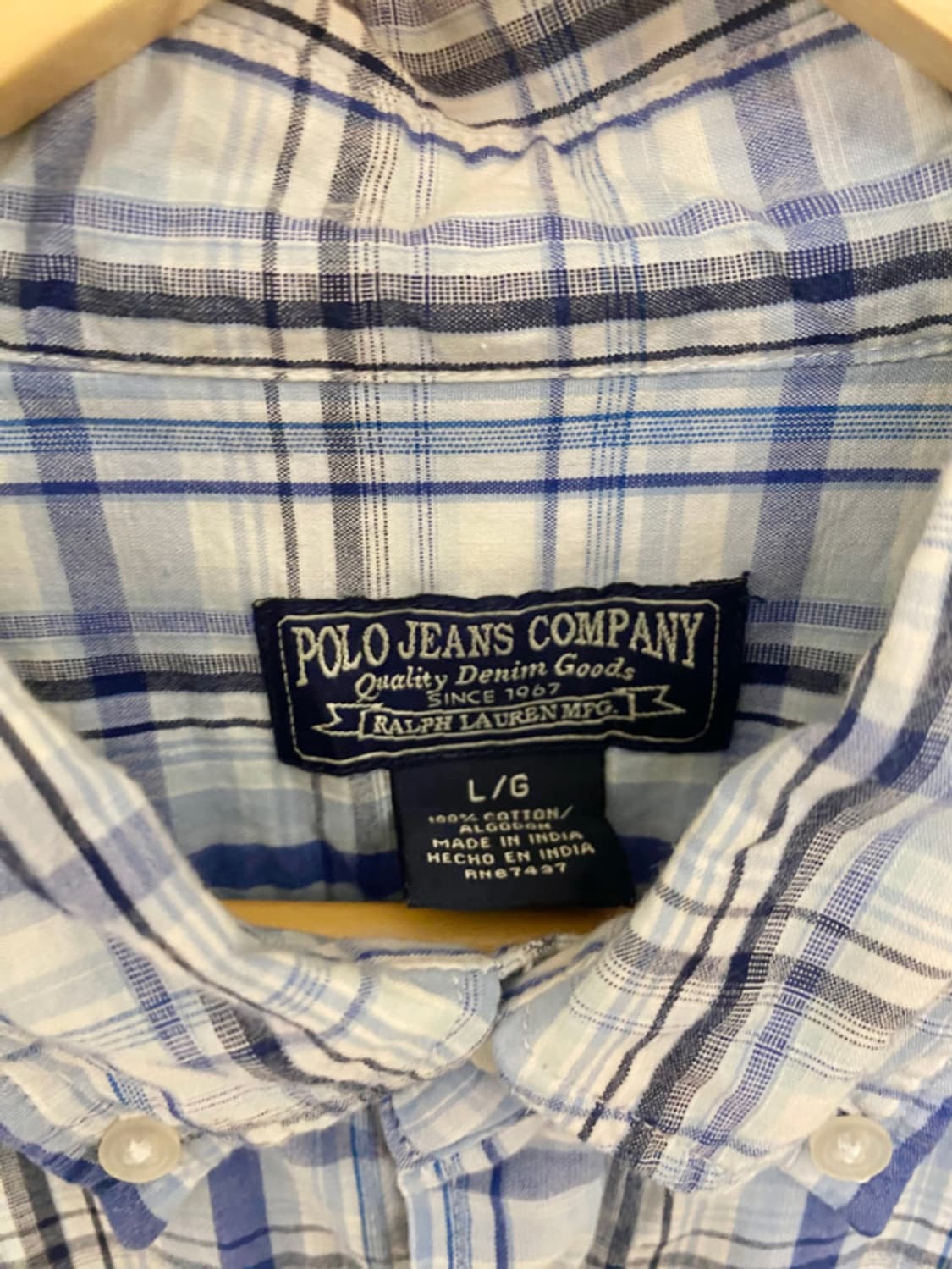 POLO JEANS madras check shirts 상품이미지8