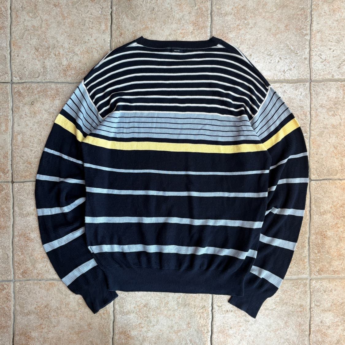 [XL] Nautica stripe navy cotton knit 상품이미지5