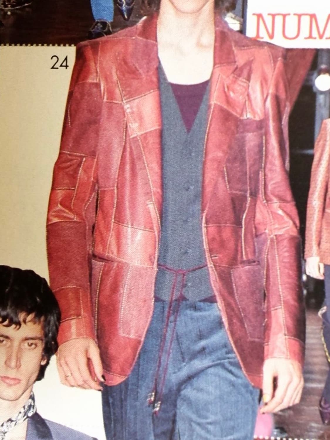 넘버나인 SS01 패치워크 스컬 자켓 상품이미지2