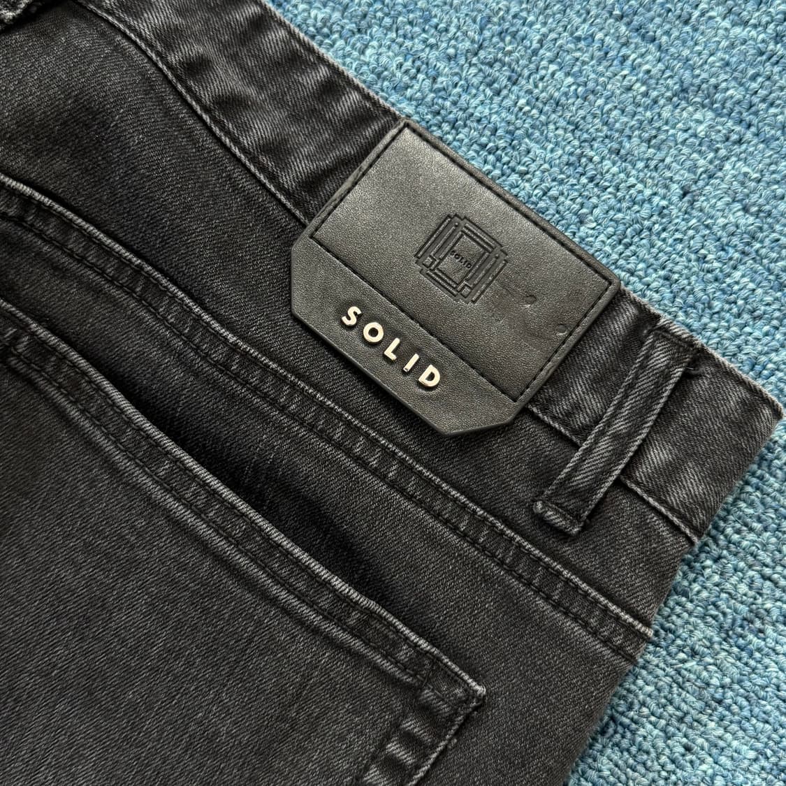 솔리드옴므 블랙 데님팬츠 50 상품이미지3