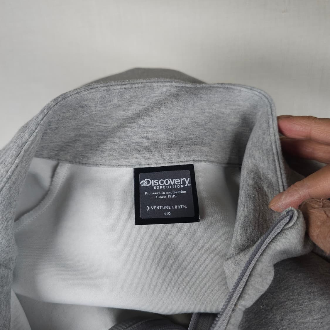 디스커버리 면집업 남자110사이즈  상품이미지2