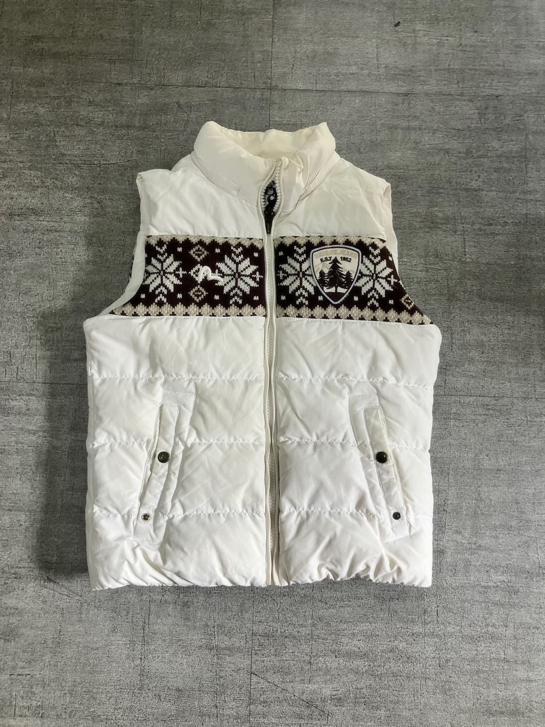 일본빈티지 Evisu 핀터깔y2k 올드스쿨아메카지 코위찬 니트베스트 상품이미지1
