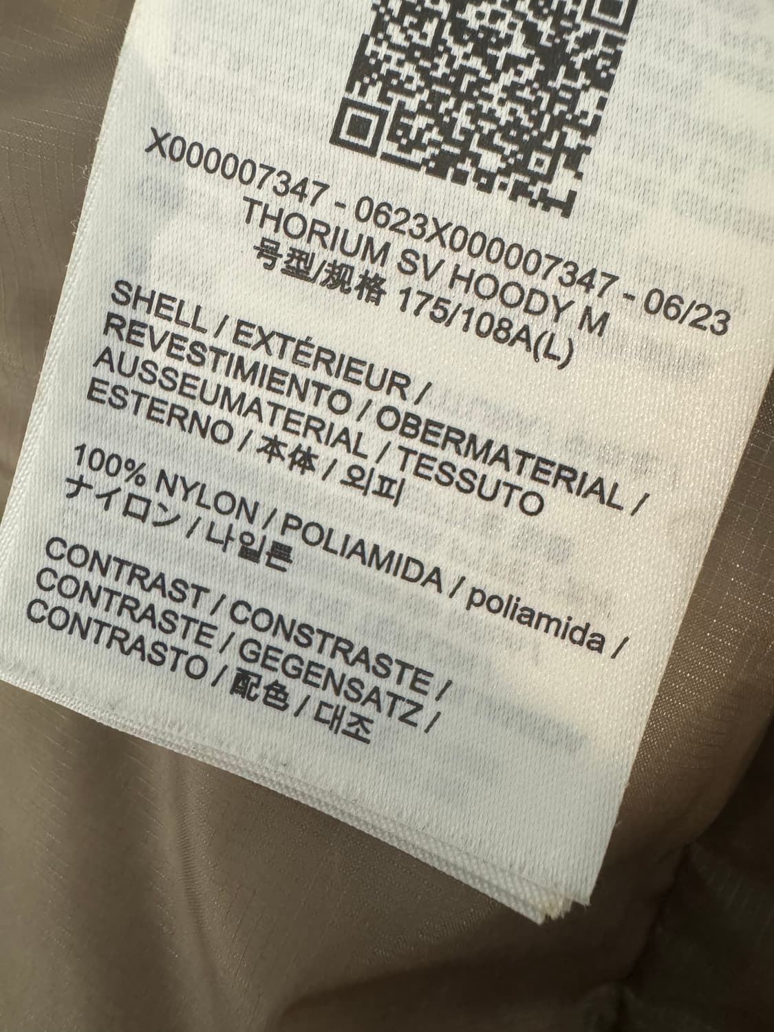 아크테릭스 토륨 sv 웜스톤 L사이즈 판매합니다 상품이미지4